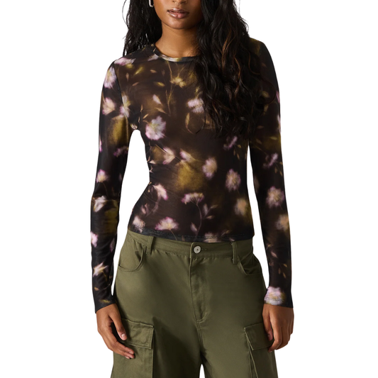 LILIANNA TOP BLACK MULTI