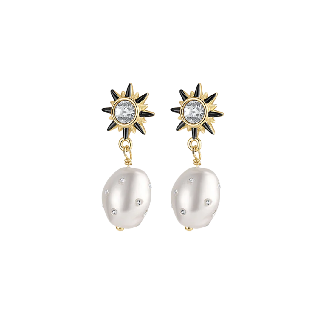 VINTAGE SHIMMER PEARL EARRINGS