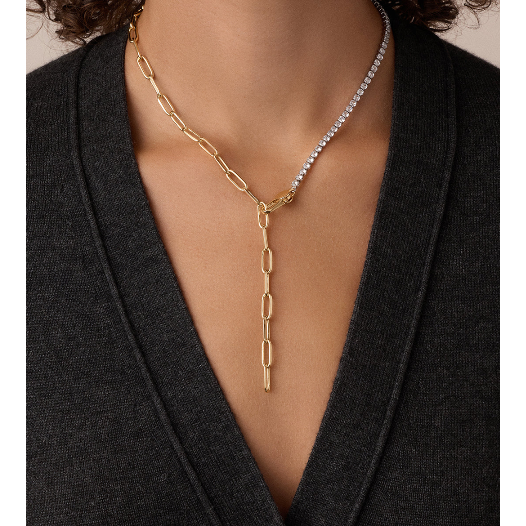 FLORENCE TENNIS CHAIN NECKLACE