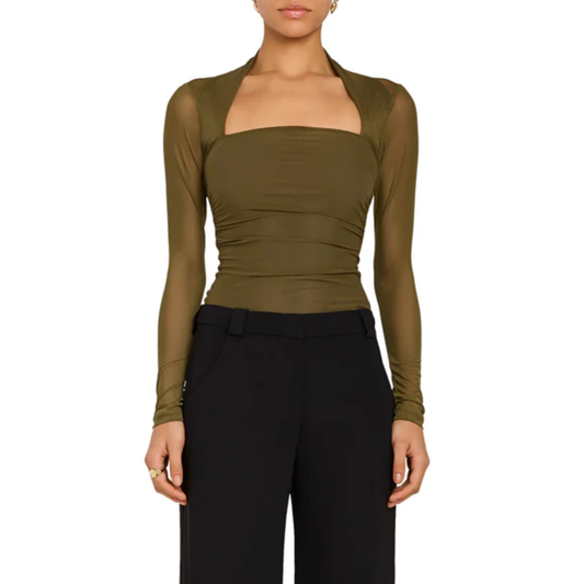 DELILAH TOP OLIVE