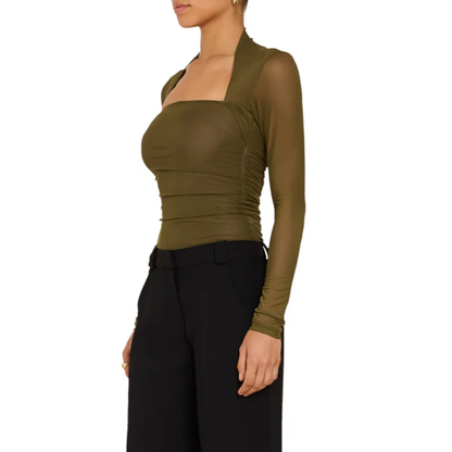 DELILAH TOP OLIVE