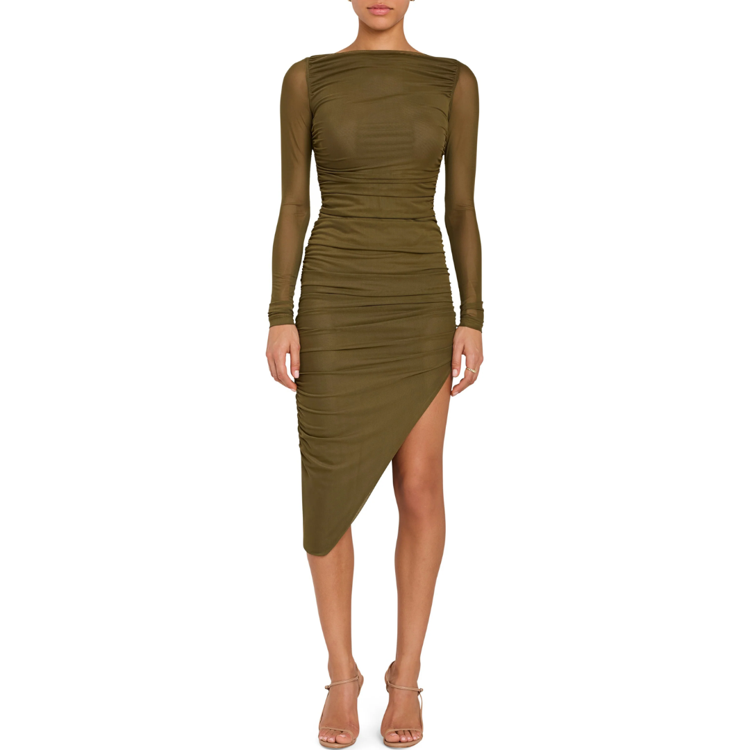 DITA DRESS OLIVE
