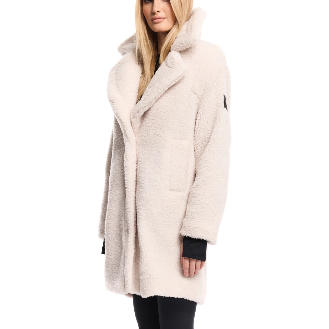 SHERPA MID COAT OATMEAL