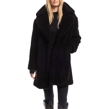 SHERPA MID COAT BLACK