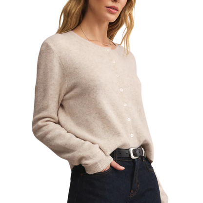 MEDINA CARDIGAN LIGHT OATMEAL
