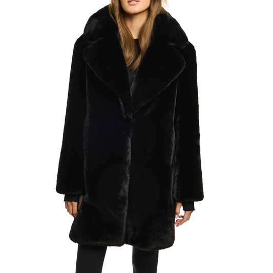 MARLA MID COAT BLACK