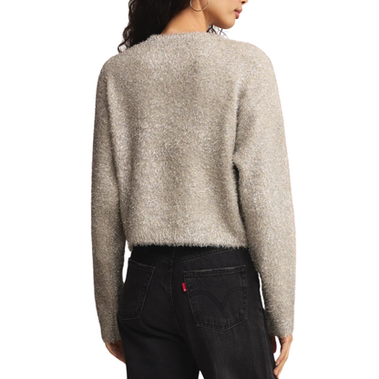 TINSELTOWN SWEATER SILVER