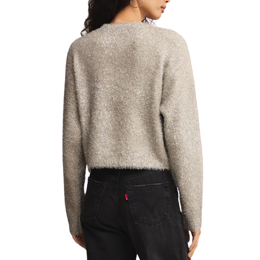TINSELTOWN SWEATER SILVER