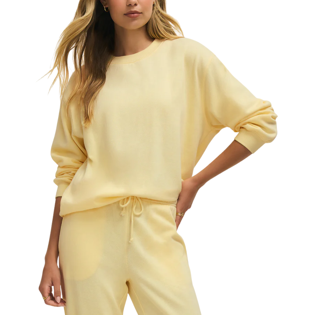 BOYFRIEND DENIM SWEATSHIRT SUNNYSIDE