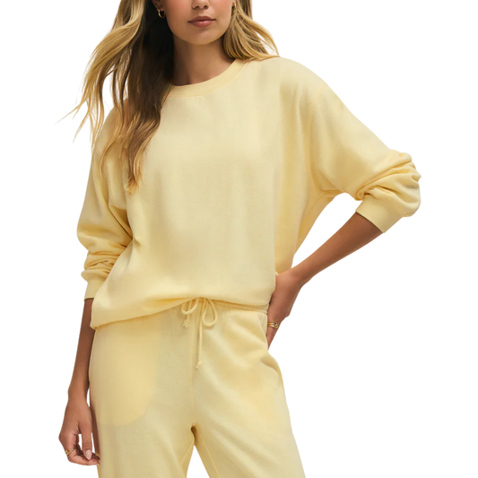 BOYFRIEND DENIM SWEATSHIRT SUNNYSIDE