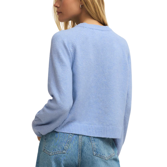 COMING UP SWEATER BLUE LIGHT