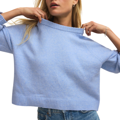 COMING UP SWEATER BLUE LIGHT