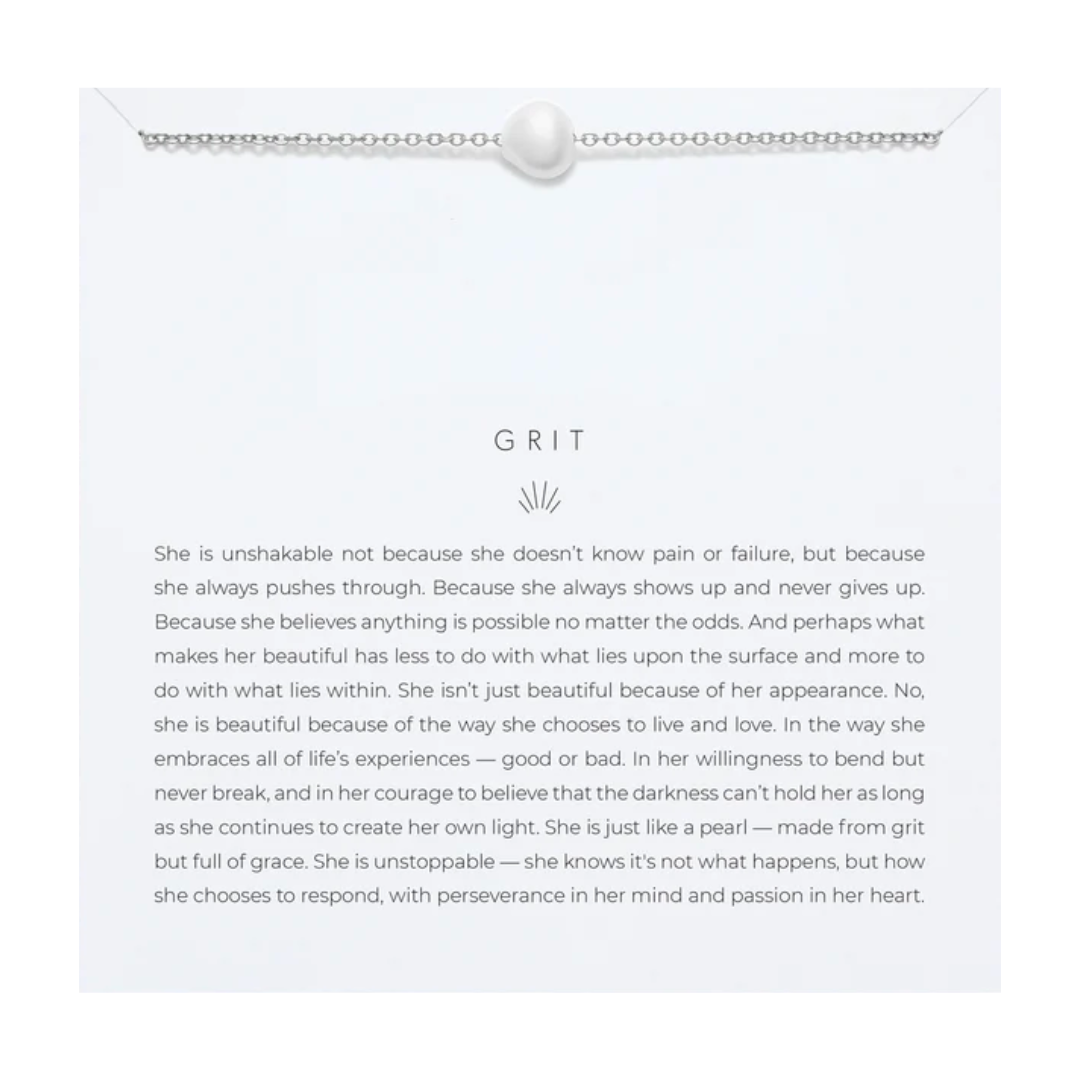 GRIT NECKLACE SILVER