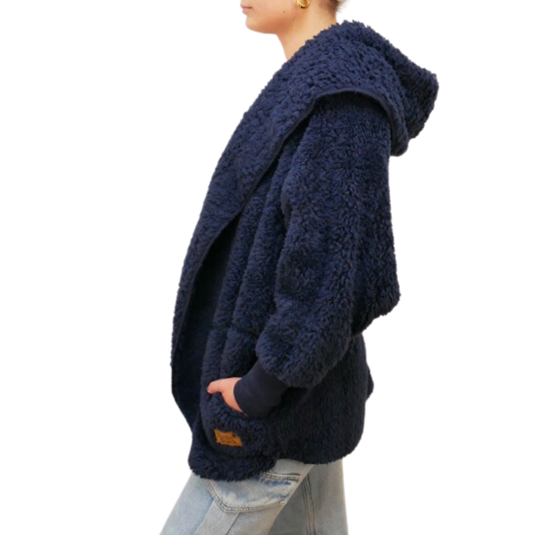 NAVY SHERPA WRAP