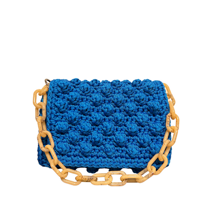 ROYAL BLUE BUBBLE TORTOISE CHAIN