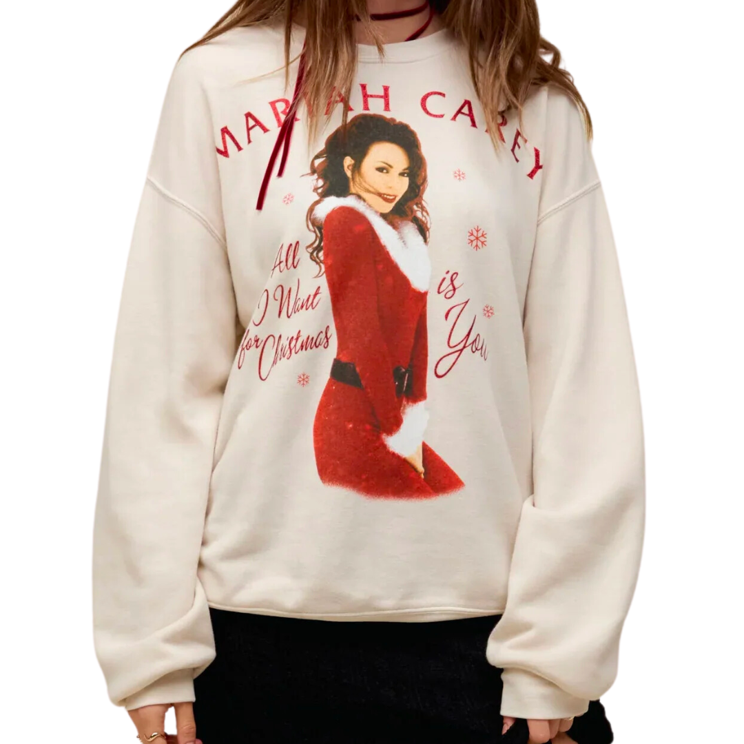 MARIA CAREY ALL I WANT BF SWEATSHIRT