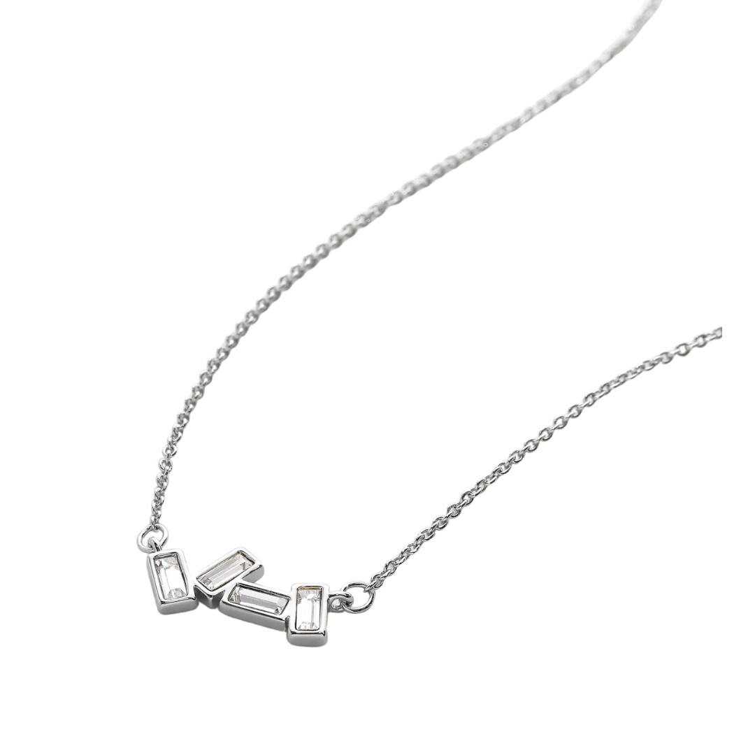 BEAUTIFULLY BROKEN NECKLACE SILVER