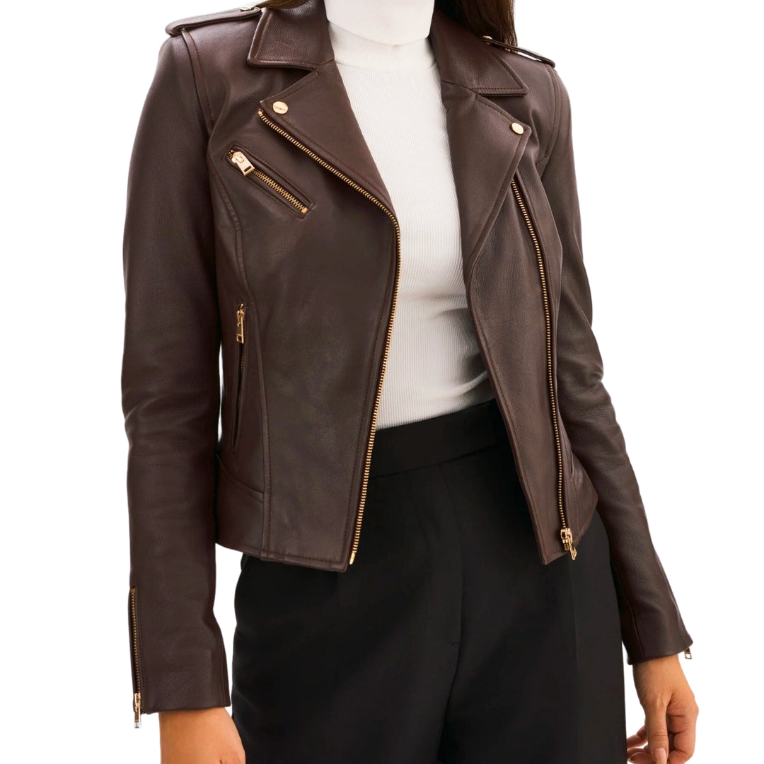 MELLIE JACKET MAHOGANY