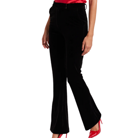 JACKIE VELVET PANT BLACK