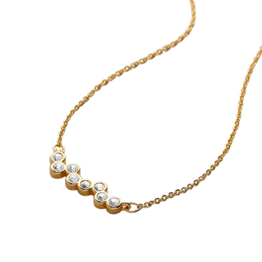 MAMA CRYSTAL NECKLACE GOLD