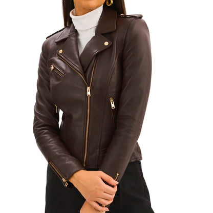MELLIE JACKET MAHOGANY