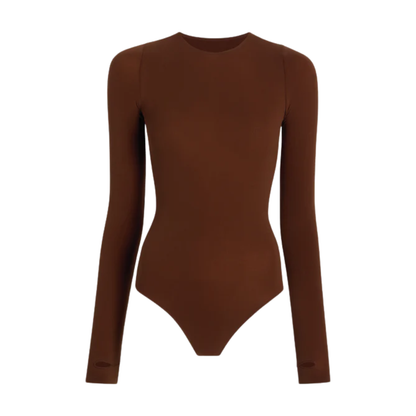 LONG SLEEVE BALLET BODYSUIT COPPER