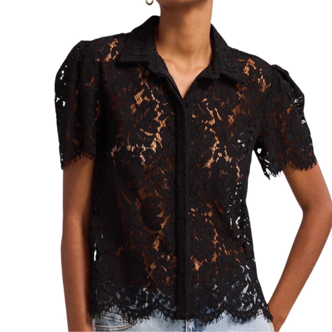 MURPHY LACE SHIRT BLACK