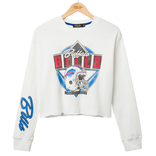 BILLS HELMET LONG SLEEVE TOP WHITE