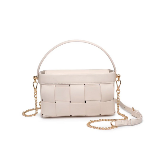 AUROA WOVEN CROSSBODY OATMILK