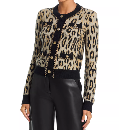 SELMA LEOPARD CARDIGAN