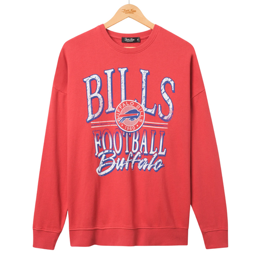 BILLS LATERAL LONG SLEEVE CREW RED