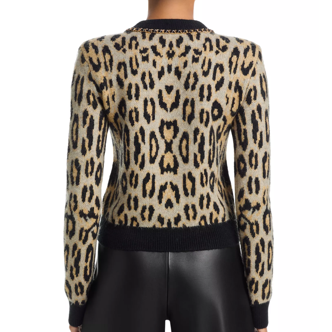 SELMA LEOPARD CARDIGAN