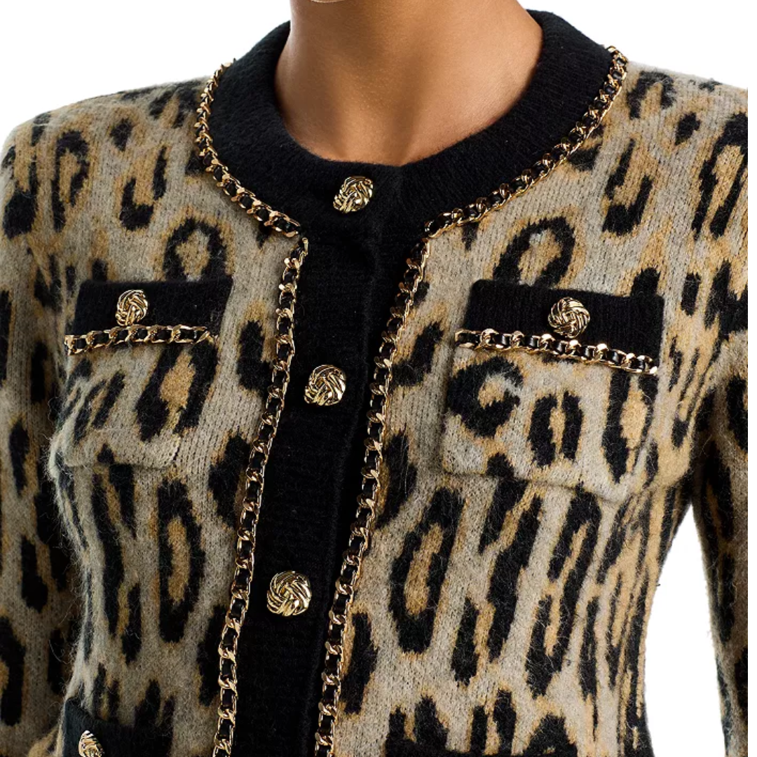 SELMA LEOPARD CARDIGAN