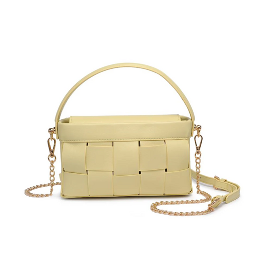 AURORA WOVEN CROSSBODY BUTTER