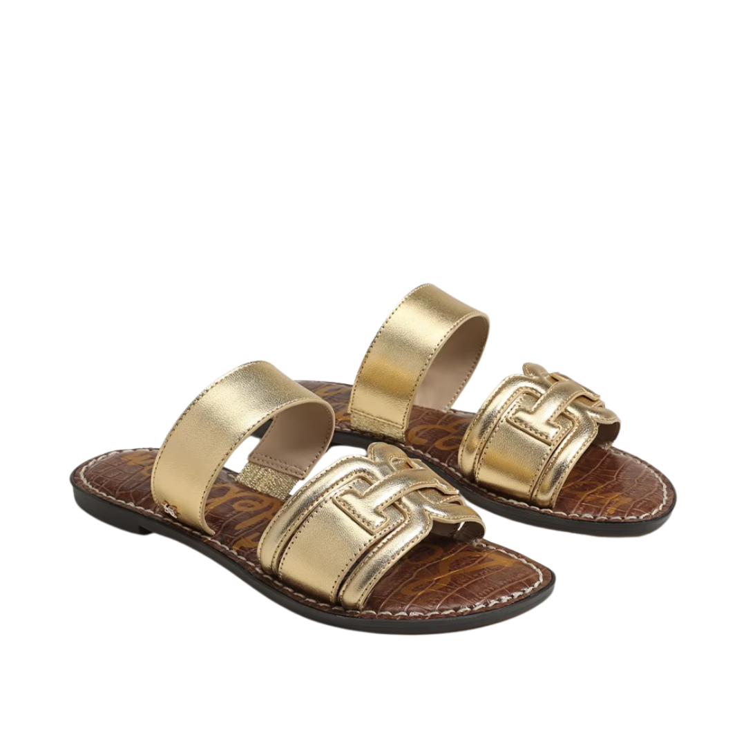 GABI SANDAL AMBER GOLD LEATHER