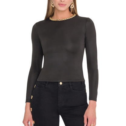 ROBIN CHAIN TOP BLACK