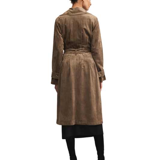 DORIAN SUEDE TRENCH COAT RETREAT