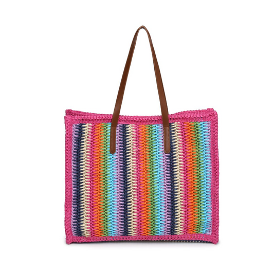 CANDI STRIPE TOTE MULTI