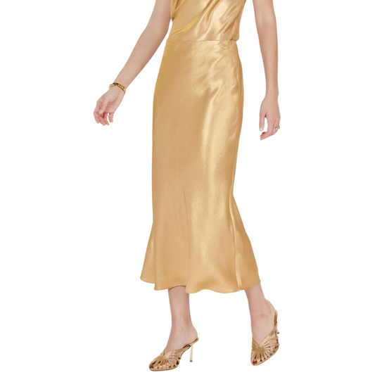 SLIP SKIRT GOLD