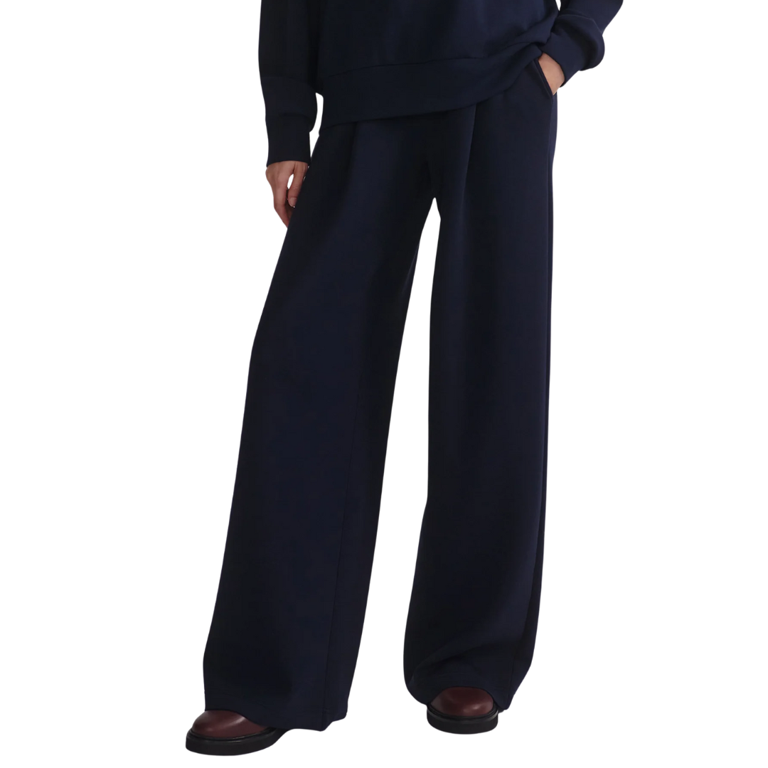 THE WIDE LEG PANT 29.5" NAVY
