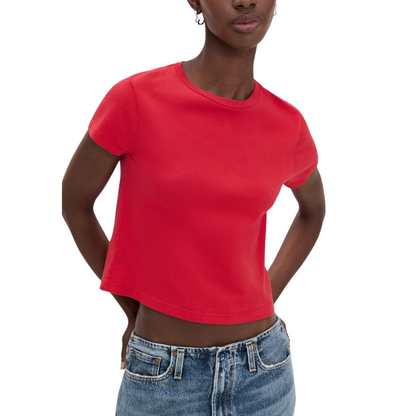 ADINE SHRUNKEN TEE TOMATO