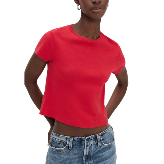 ADINE SHRUNKEN TEE TOMATO