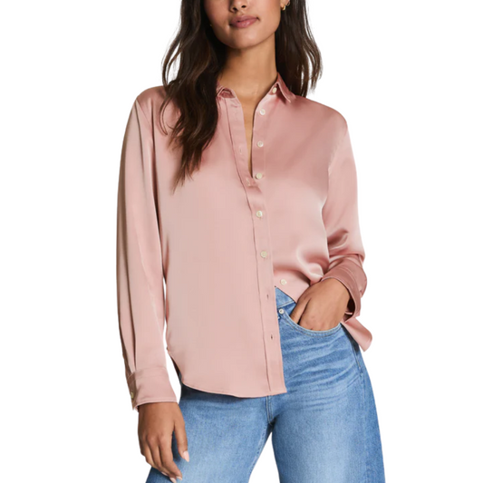BETTER THAN SILK BUTTONDOWN VINTAGE ROSE