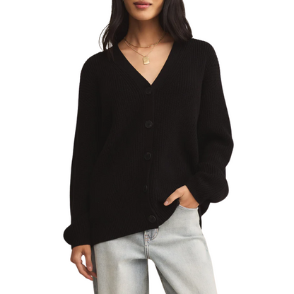 VOYAGER CARDIGAN BLACK