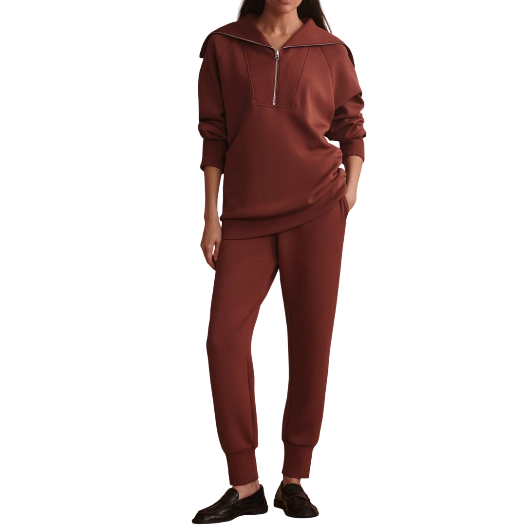 SLIM CUFF PANT 25" CINNAMON