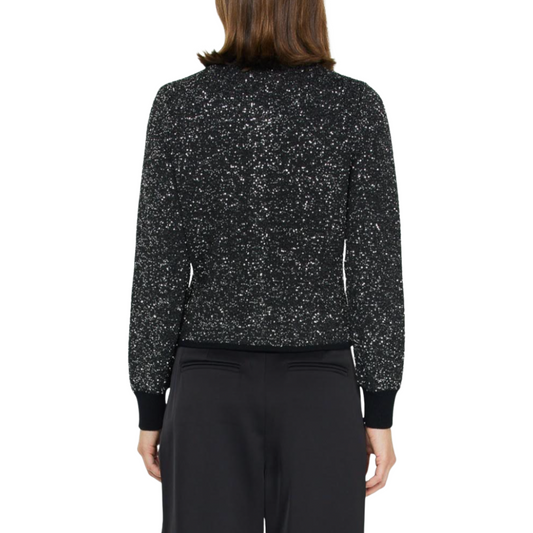 BUTTON DOWN CARDIGAN BLACK