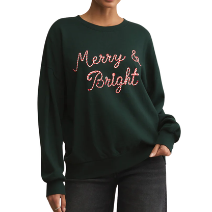 BRIGHT SUNDAY SWEATSHIRT GARLAND GREEN