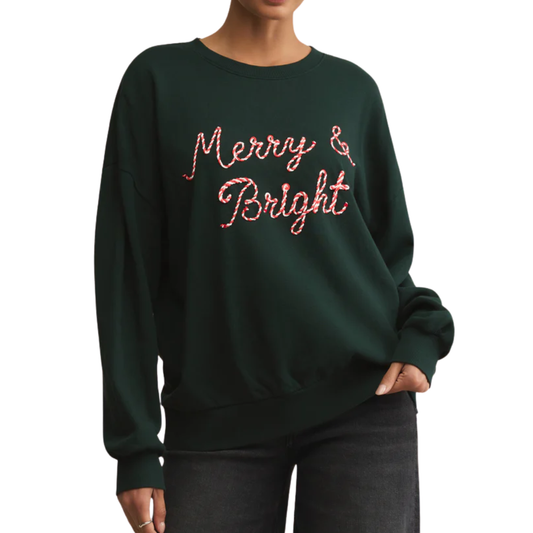 BRIGHT SUNDAY SWEATSHIRT GARLAND GREEN