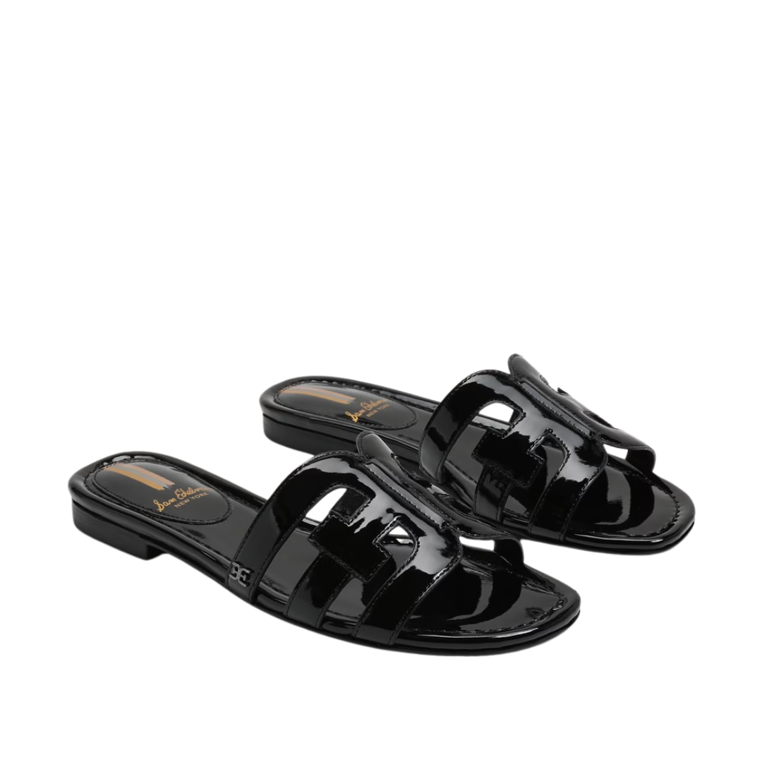 BAY SANDAL BLACK PATENT