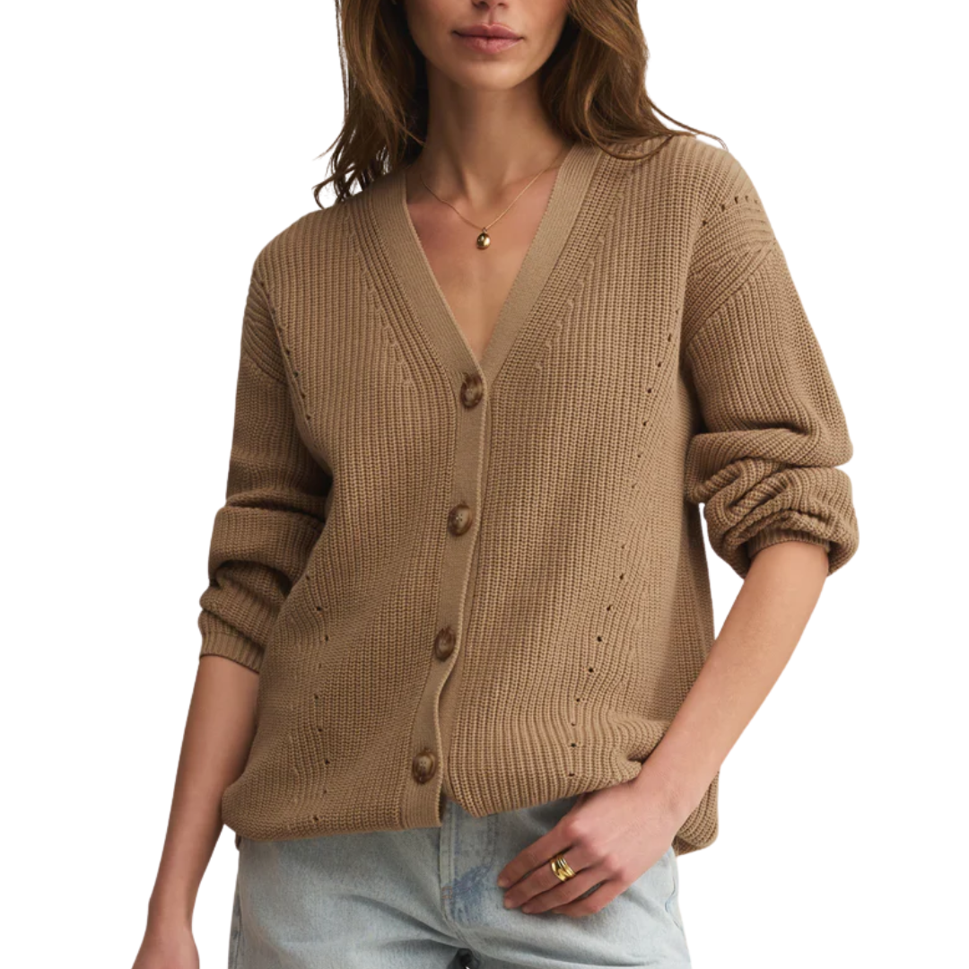 VOYAGER CARDIGAN DESERT TAN